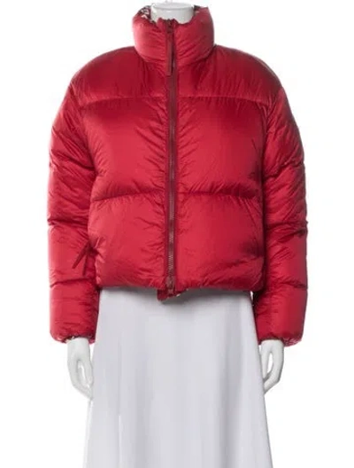 Pre-owned Canada Goose Down Coat In Red