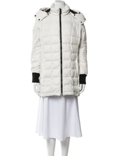 Pre-owned Canada Goose Down Coat In White