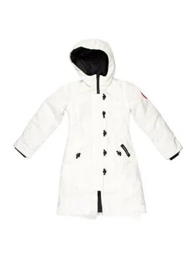 Pre-owned Canada Goose Down Coat In White