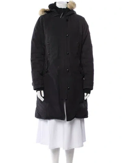 Pre-owned Canada Goose Down Down Coat In Black