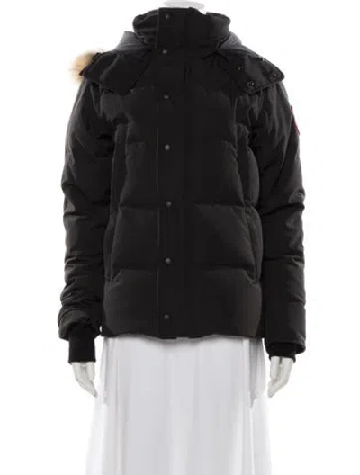 Pre-owned Canada Goose Down Down Coat In Black