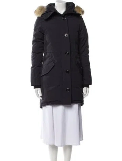 Pre-owned Canada Goose Down Down Coat In Black