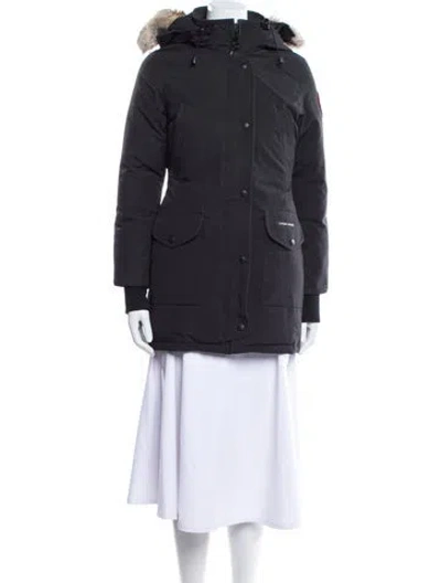 Pre-owned Canada Goose Down Down Coat In Black