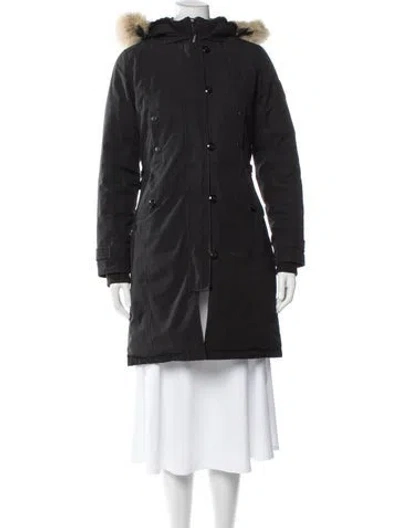 Pre-owned Canada Goose Down Down Coat In Black