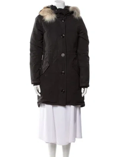 Pre-owned Canada Goose Down Down Coat In Black