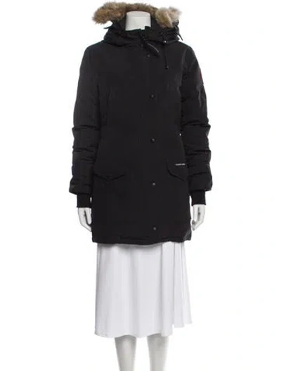 Pre-owned Canada Goose Down Down Coat In Blue