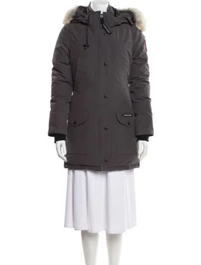 Pre-owned Canada Goose Down Down Coat In Gray