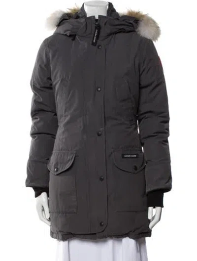 Pre-owned Canada Goose Down Down Coat In Gray