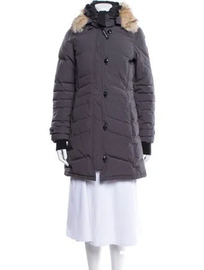 Pre-owned Canada Goose Down Down Coat In Gray
