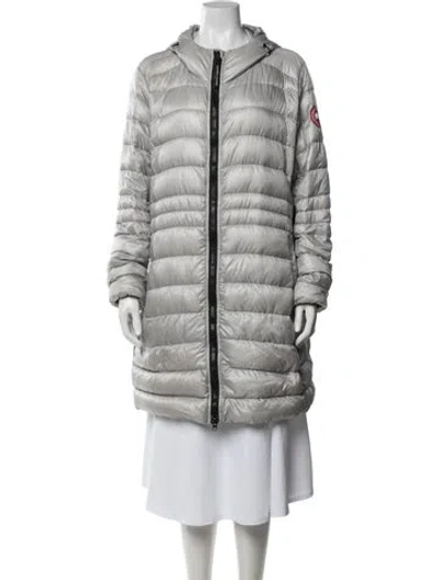Pre-owned Canada Goose Down Down Coat In Grey