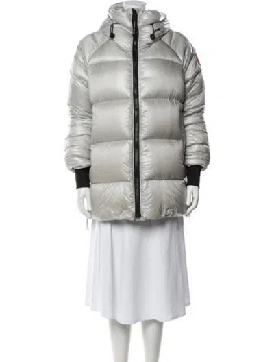 Pre-owned Canada Goose Down Down Coat In Grey