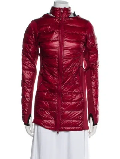 Pre-owned Canada Goose Down Down Coat In Red