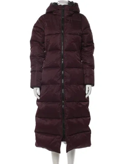 Pre-owned Canada Goose Down Down Coat In Red