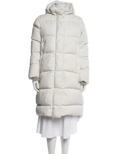 Pre-owned Canada Goose Down Down Coat In White