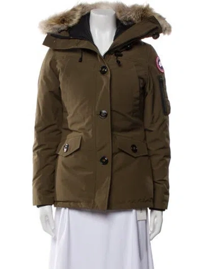 Pre-owned Canada Goose Down Down Jacket In Green