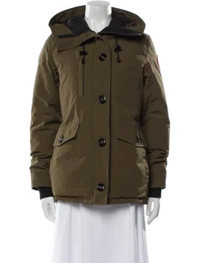 Pre-owned Canada Goose Down Down Jacket In Green