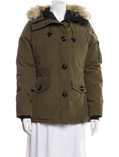 Pre-owned Canada Goose Down Down Jacket In Green