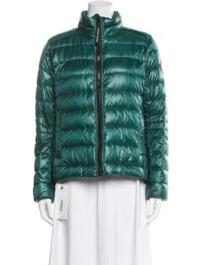 Pre-owned Canada Goose Down Down Jacket In Green