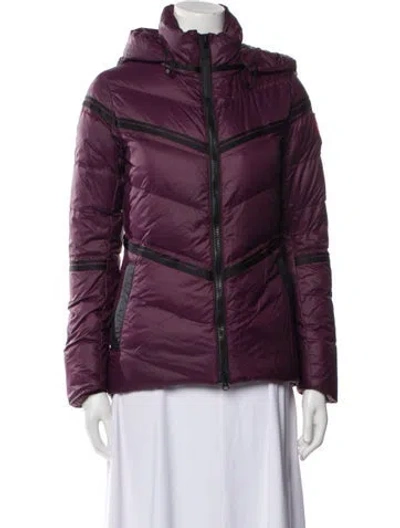 Pre-owned Canada Goose Down Down Jacket In Purple