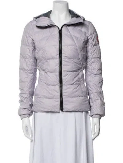 Pre-owned Canada Goose Down Down Jacket In Purple