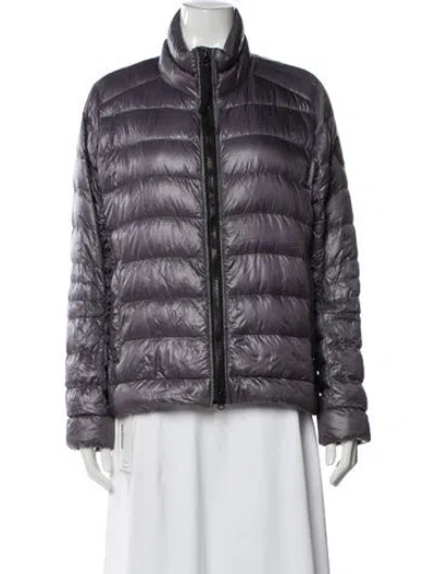 Pre-owned Canada Goose Down Down Jacket In Purple