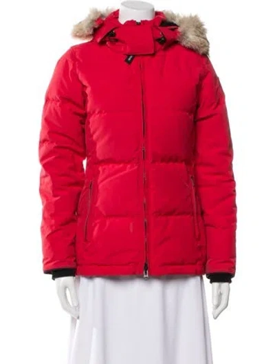 Pre-owned Canada Goose Down Down Jacket In Red