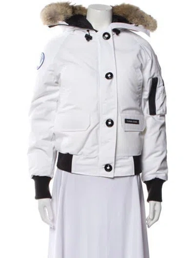 Pre-owned Canada Goose Down Down Jacket In White