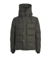 Canada Goose Down Dynaluxe Wool Macmillan Parka In Green