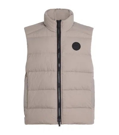 Canada Goose Down Enduraluxe Packable Crofton Gilet In White