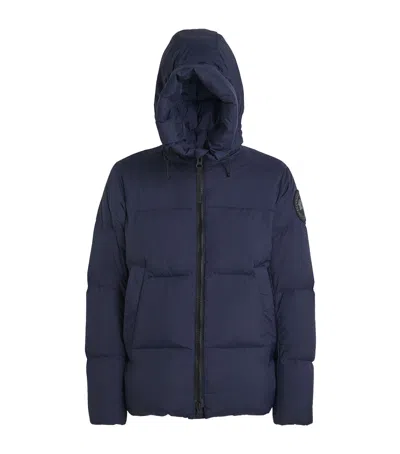 Canada Goose Down Enduraluxe Packable Crofton Puffer Jacket In Blue