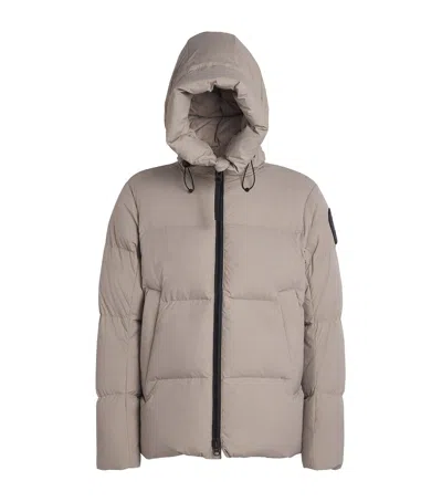 Canada Goose Down Enduraluxe Packable Crofton Puffer Jacket In Gray