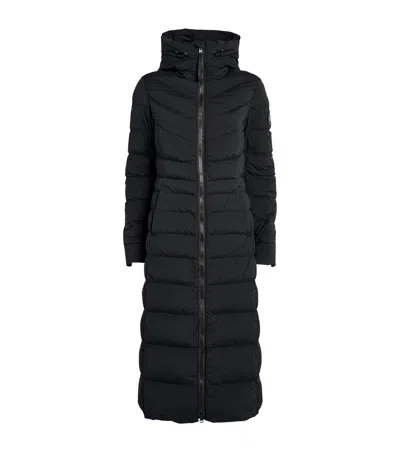 Canada Goose Down-filled Clair Long Coat In Black