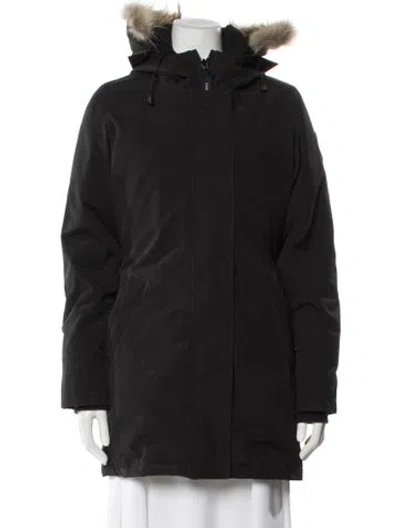 Pre-owned Canada Goose Down Jacket In Black