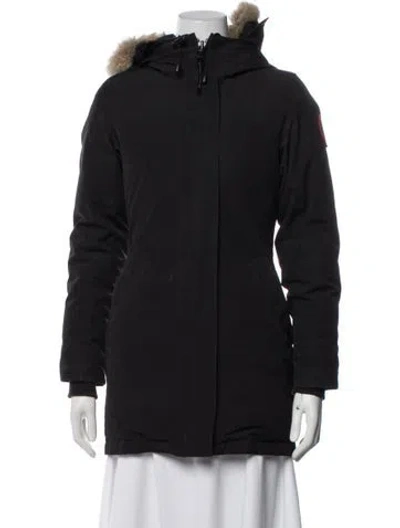 Pre-owned Canada Goose Down Jacket In Black