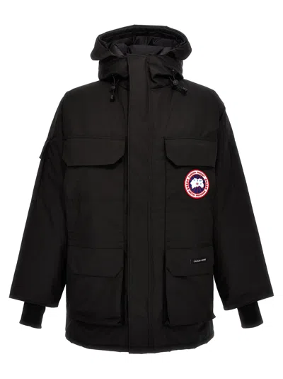 Canada Goose Down Jacket In Black