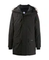 Canada Goose Langford Slim Fit Down Parka With Genuine Coyote Fur Trim In Black