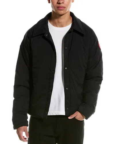 Canada Goose Down Jacket In Black