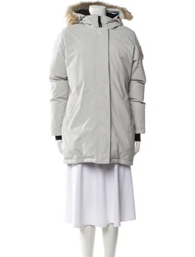 Pre-owned Canada Goose Down Jacket In Blue