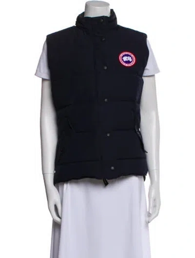 Pre-owned Canada Goose Down Jacket In Blue