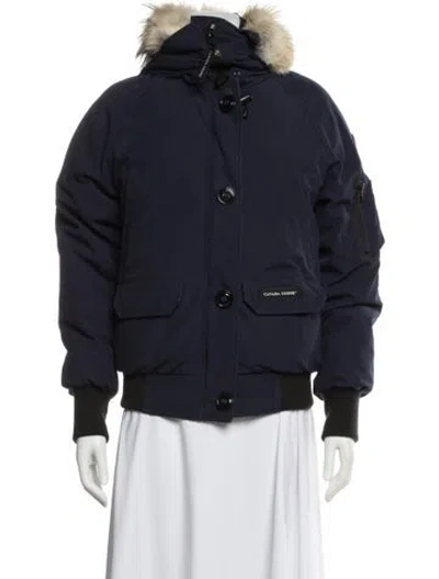 Pre-owned Canada Goose Down Jacket In Blue