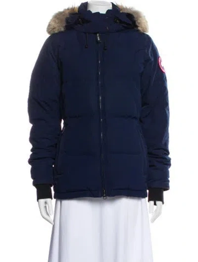 Pre-owned Canada Goose Down Jacket In Blue