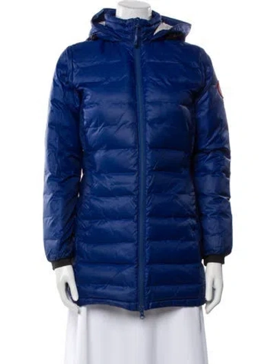Pre-owned Canada Goose Down Jacket In Blue