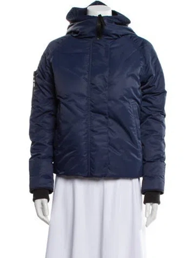 Pre-owned Canada Goose Down Jacket In Blue