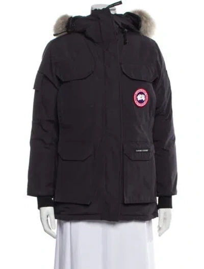 Pre-owned Canada Goose Down Jacket In Blue