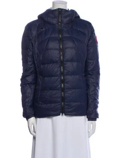 Pre-owned Canada Goose Down Jacket In Blue