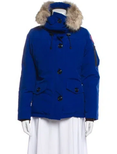 Pre-owned Canada Goose Down Jacket In Blue