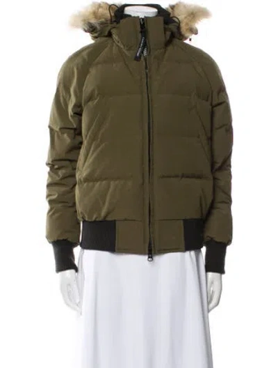 Pre-owned Canada Goose Down Jacket In Blue