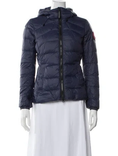 Pre-owned Canada Goose Down Jacket In Blue
