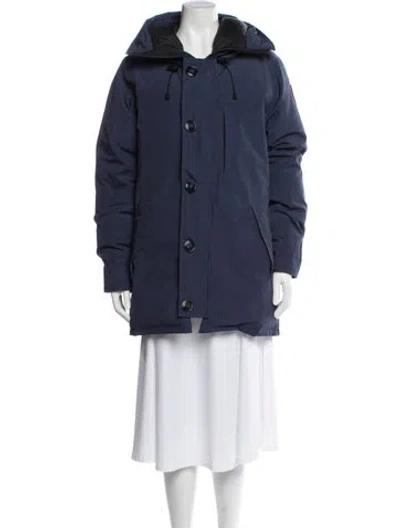 Pre-owned Canada Goose Down Jacket In Blue