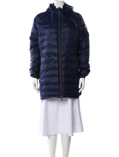 Pre-owned Canada Goose Down Jacket In Blue